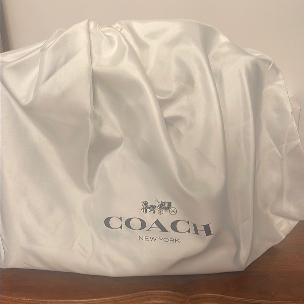Coach White Shoulder Bag